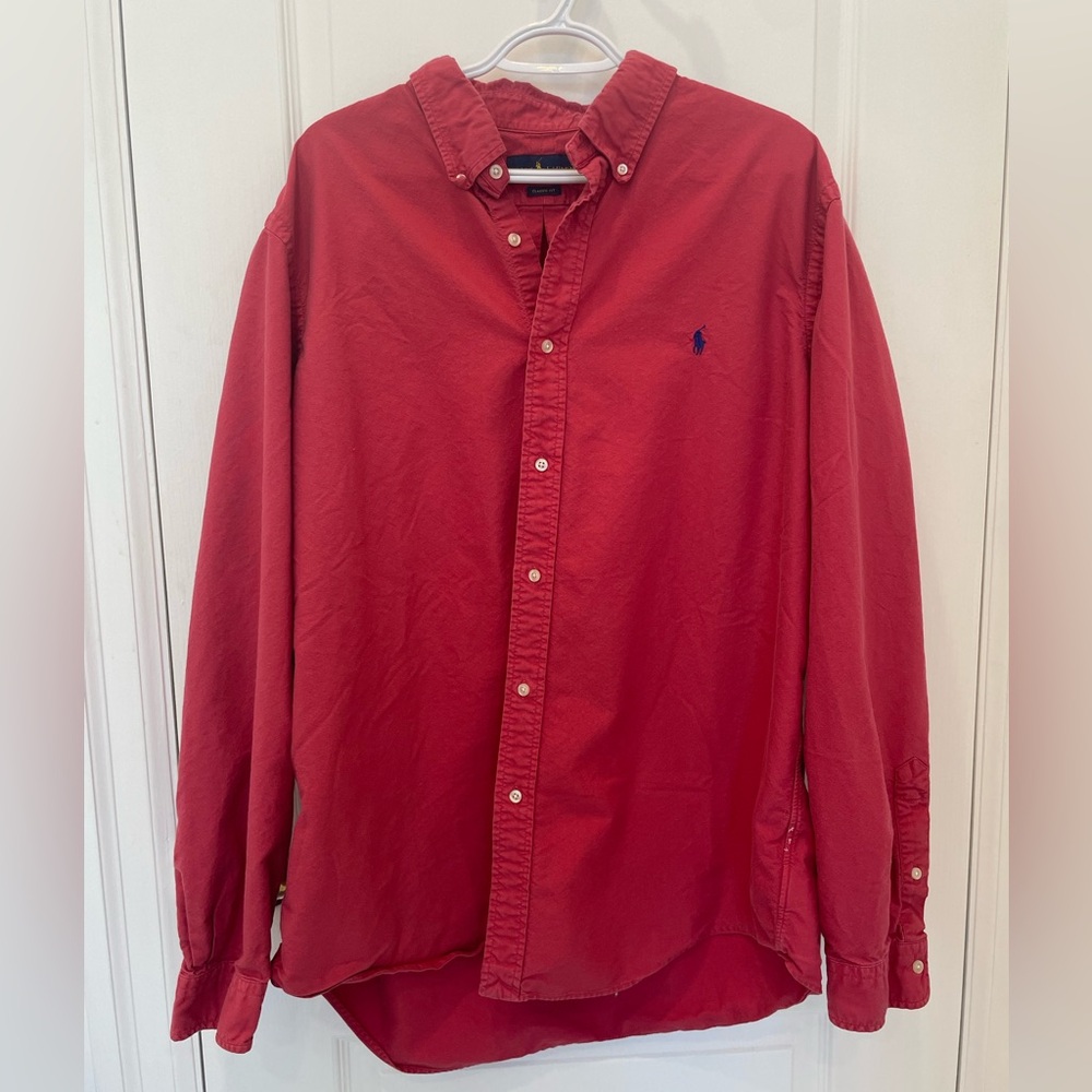 Ralph Lauren Men's Garment Dyed Oxford Shirt